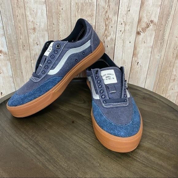 Vans Gilbert Crockett Rawhide Navy Sneakers Size 8 Women